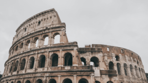 the colosseum in rome, italy