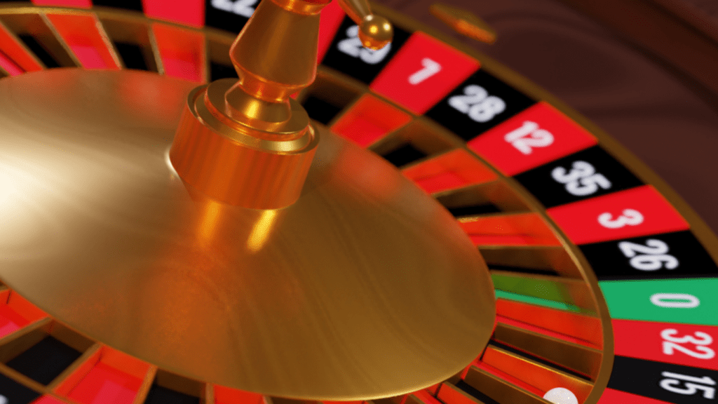 an image of a casino roulette wheel