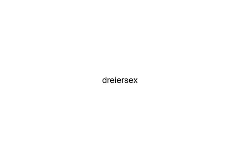 dreiersex