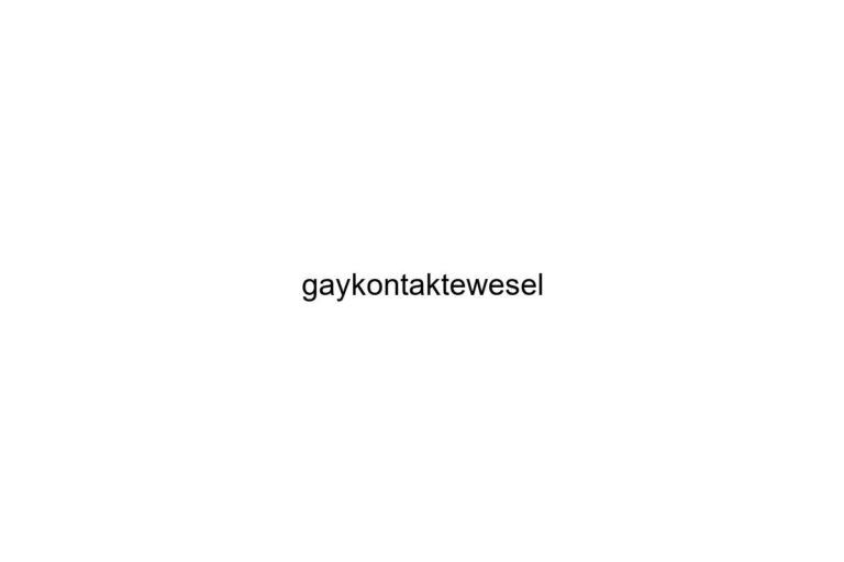 gaykontaktewesel