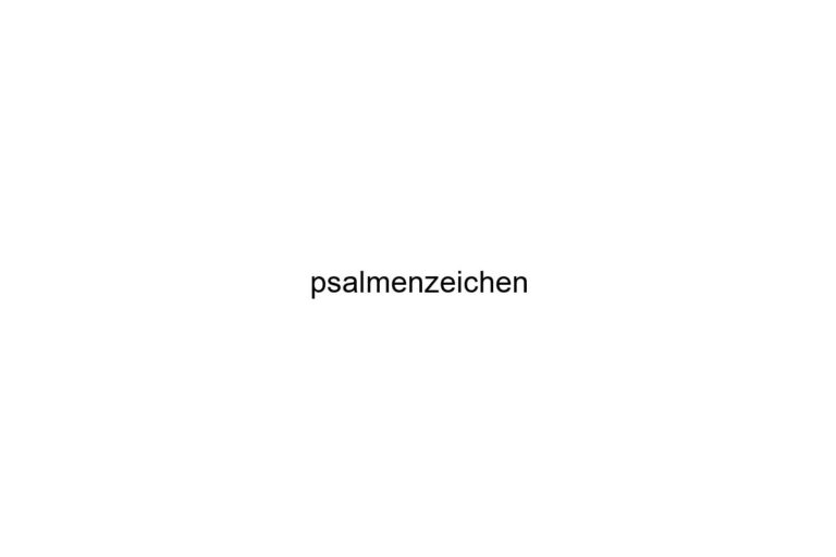 psalmenzeichen