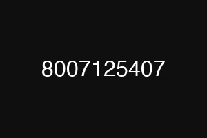 8007125407
