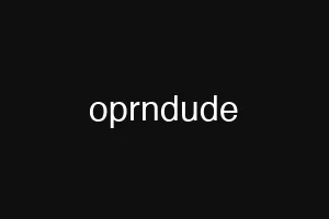 oprndude