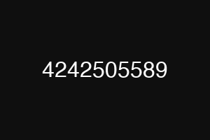 4242505589