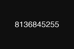 8136845255